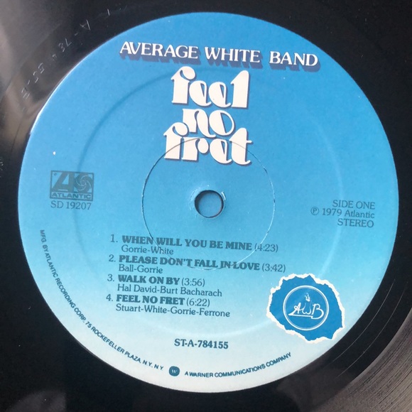 Average White Band Feel No Fret Vinyl Album '79 - Picture 2 of 7